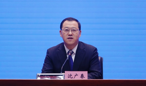 黑龍江省文化和旅游廳副廳長沈廣春。張澍攝