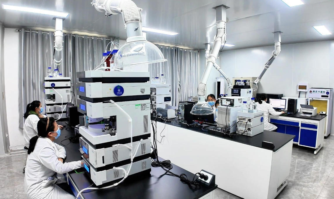 鑫煜制藥檢驗中心。受訪企業(yè)供圖
