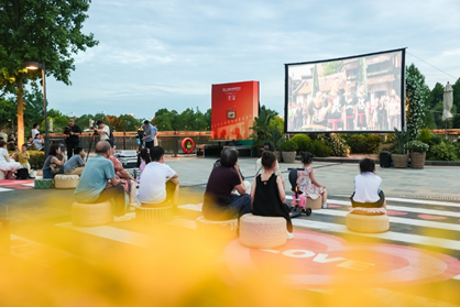 上海國際電影節(jié)露天放映。主辦方供圖