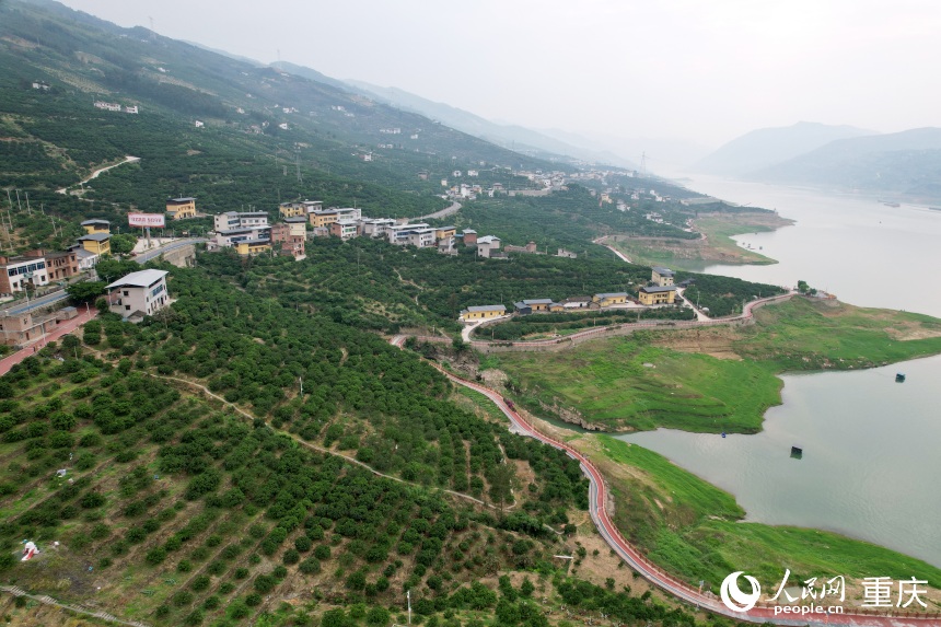 豐都縣安坪鎮(zhèn)三沱村。人民網(wǎng)記者 劉政寧攝