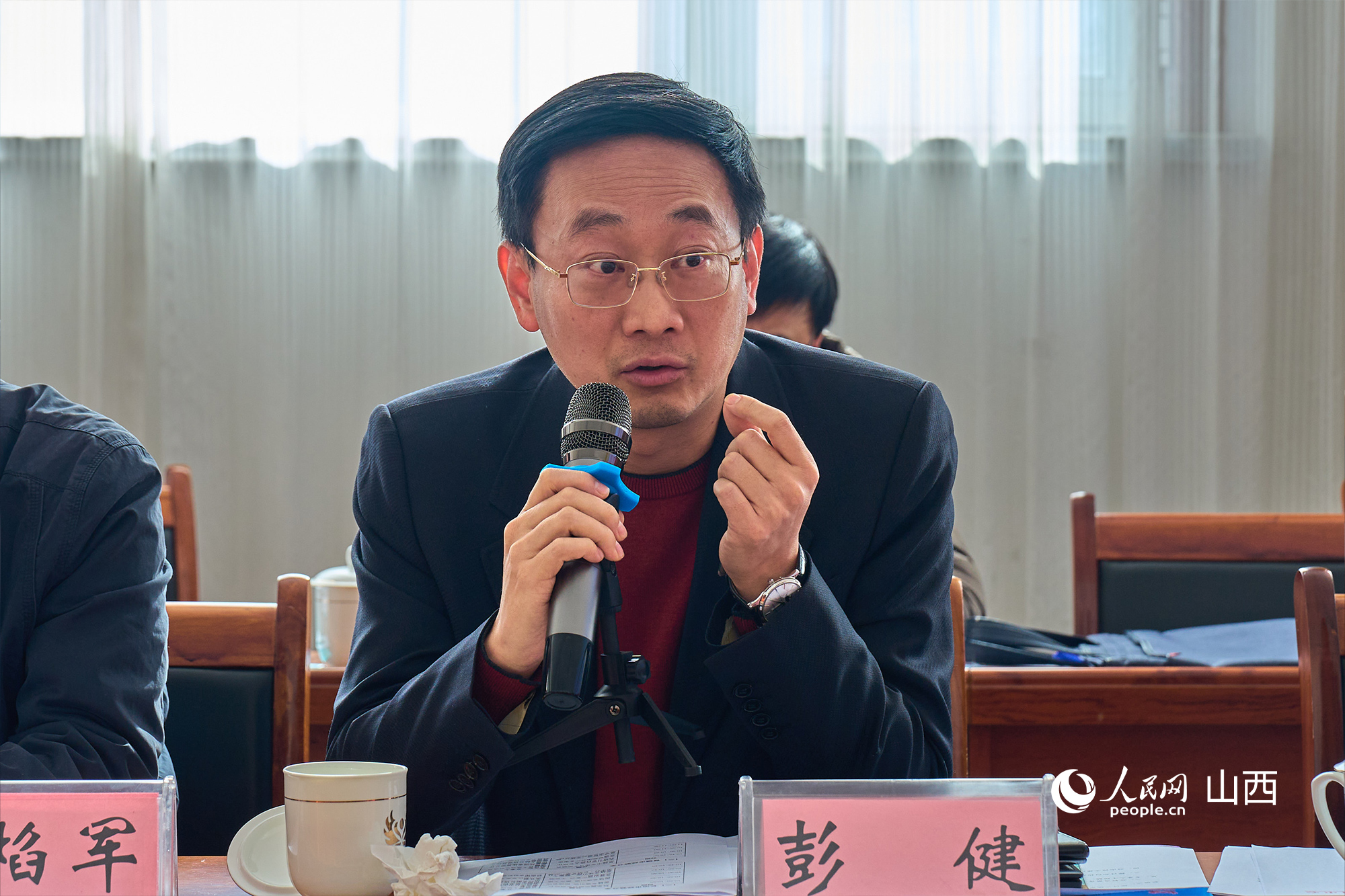 文化和旅游部文化和旅游研究基地(中國傳媒大學(xué))主任彭健。人民網(wǎng) 張超寧攝