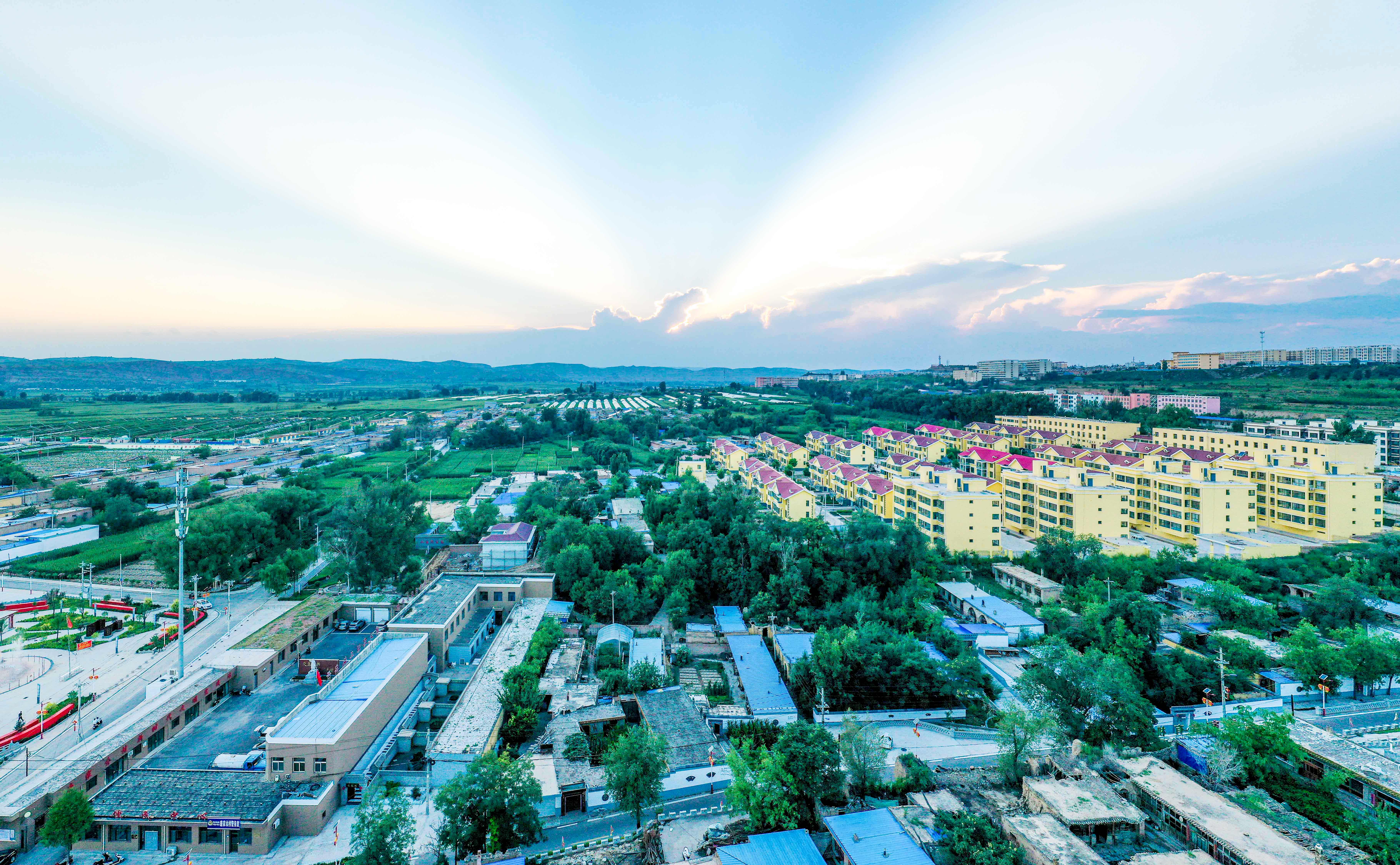 黃河岸邊的美麗村莊——唐家會(huì)村。